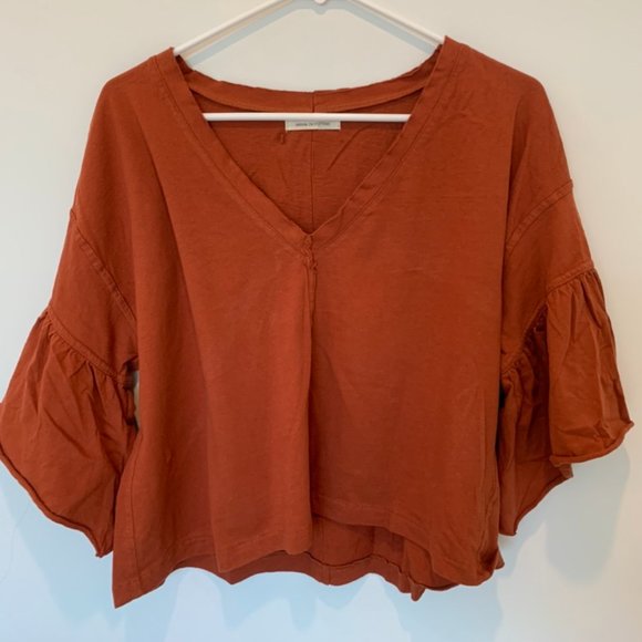 Urban Outfitters Rust Orange Top - Picture 1 of 1